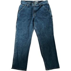 Carhartt Jeans Size 34 x 30 Loose Fit Utility Gorp Outdoor Workwear Grunge Denim